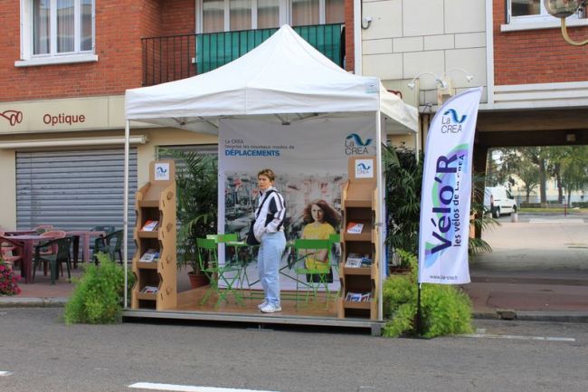 Stand avec plancher en location en Normandie